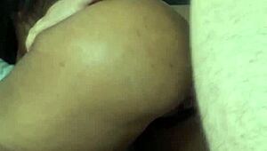 Huge ass stepdaughter gets anal broken