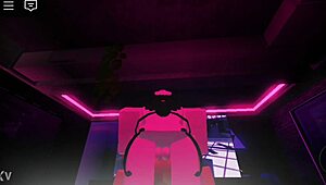 Doing exciting work in the roblox game!