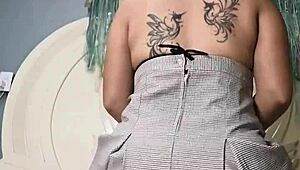 Danabarzagli reminisces about wild latina solo with big ass