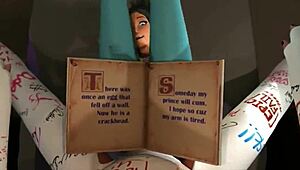 Teen girl enjoys attention