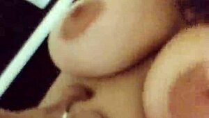 This milf has such a curvy big ass and huge tits, loving every second! 🍑