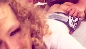 cheating wife milf gets bred in doggystyle on homemade snapchat video