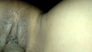 My wife's pretty young 18+ friend begs for creampie in her tight shaved pussy