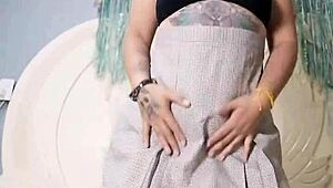 Danabarzagli reminisces about wild latina solo with big ass