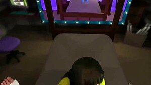 Teen girl enjoys attention