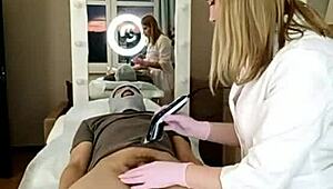 Russian beauty shaves before hard fuck