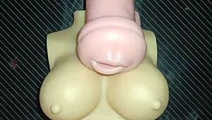 Trio kissy and dolly give blowjob and anal sex on desk