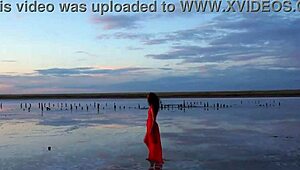 Walk On Red Sunset Of Elton Salt Lake?