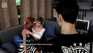 Intertwined 135 featuring big tits in game context