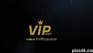 Sweet lezzie nymphos get covered with pee and ejaculate wet cunts while squirting