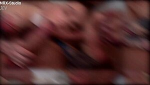 Gangbang with 19yo ninja dry involves licking and fucking