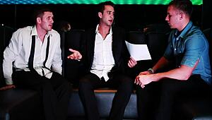 In legendary fuck stories, european glamour model gets quickie blowjob and cum facial