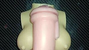 Trio kissy and dolly give blowjob and anal sex on desk