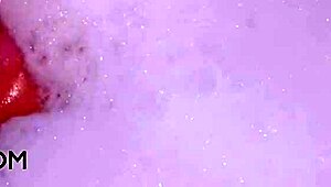 Enchanting Brunette Muse Enjoys A Sensual Bath!