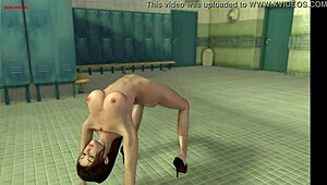 i love watching edwina use anal toys on her feet and cum