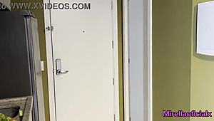 Two young friends secretly hook up and invite another for threesome sex