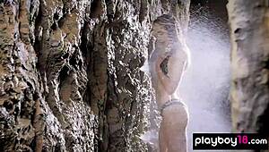 Wow, Steamy Ukrainian Beauty Vi Stripping!