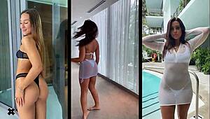 Boutinela Teases In Bikini Compilation