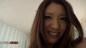 yui kasuga's sexy stockings in a pov fantasy unleashed in the garage