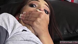 step sister gets anal gangbang with teen cocks, taboo orgasm