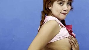 Young Redhead Marina Gold Tries Out BBC In Intense Role Play With Anal Fingering