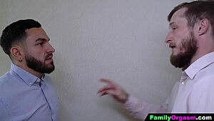 FamilyOrgasm - Peeper Step Fathers Watching Stepdaughters Play With Strapon