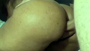 Huge ass stepdaughter gets anal broken