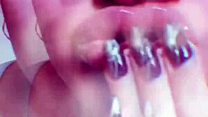 This Nude Chick with Lipstick Is Gonna Make You Hot as a Slave