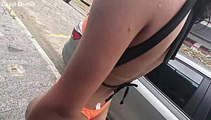 we went to the beach with the nymphet and got up to mischief everywhere. doggystyle and assfucking in every spot.