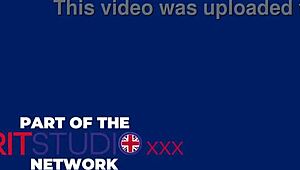 naughty uniformed brunette ellie contrasts milking cock at table with lactating first time lingerie fucking