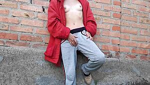 Masturbating in the Garden Until Neighbors Notice - Lesbian Illusion Girls