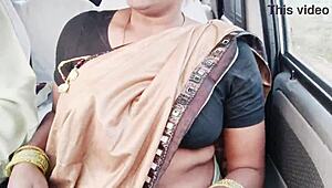 I fuck the Indian call girl in the car with dirty talk