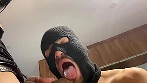 Making him suck my cock and fucking his ass hard!