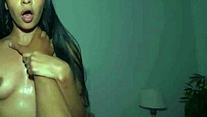 Submissive latina rides until exhausted in homemade video