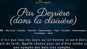 par derri�re dans la clairi�re - french audio anal nymphe?