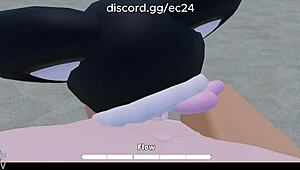 fucking that roblox slut rough on the beach, deepthroat and anal included