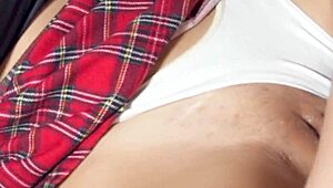 We young couple loosing our virginity intimately at college