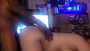 White trash finds big black dick in the hood