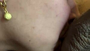 Kalena Mitrak Sitting Showing Big Ass Tattoo To Cuckold In Homemade Bed Ball Licking