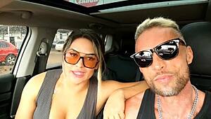 Outdoor interview with Vagninho and Luna Oliveira