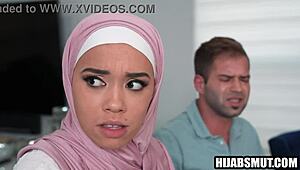 shy muslim girl learns sex from american friend! 😳