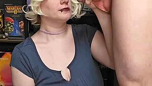 Housewife's Huge Tits Provoke Intense Cum Facial