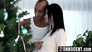 Natural Busty Babes in Intense Interracial Sex