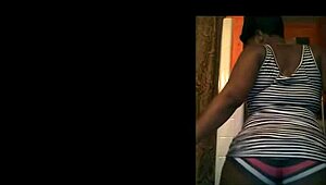 Black BBW performs sexy dance showcasing her fat ass and big curves in Mapouka 3