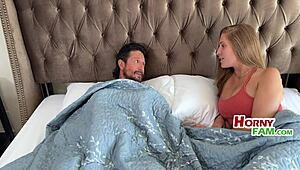 Stepdad's Sneaky Scheme in Teen's VR Dream