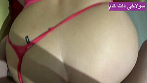 Iranian girl runs to give pussy to boyfriend's friend