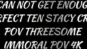 in this taboo family orgy stacy cruz eagerly milks her stepdad and brother-in-law with passion. she rides them wildly in various positions.