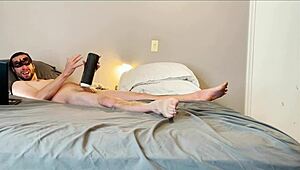 Stroking and sucking that vibrating toy feels amazing