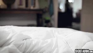 Dirty Stepmom Helps A Big Cock Stepson With Her Hands