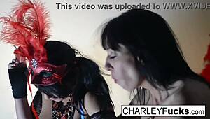 Watch Charley and busty Alia Janine fuck nude with big tits and pussy oral?